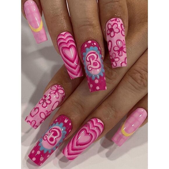 💗 5PCS Barbie Costume Halloween Pink Bundle Set SIZE S NEW - Picture 13 of 17